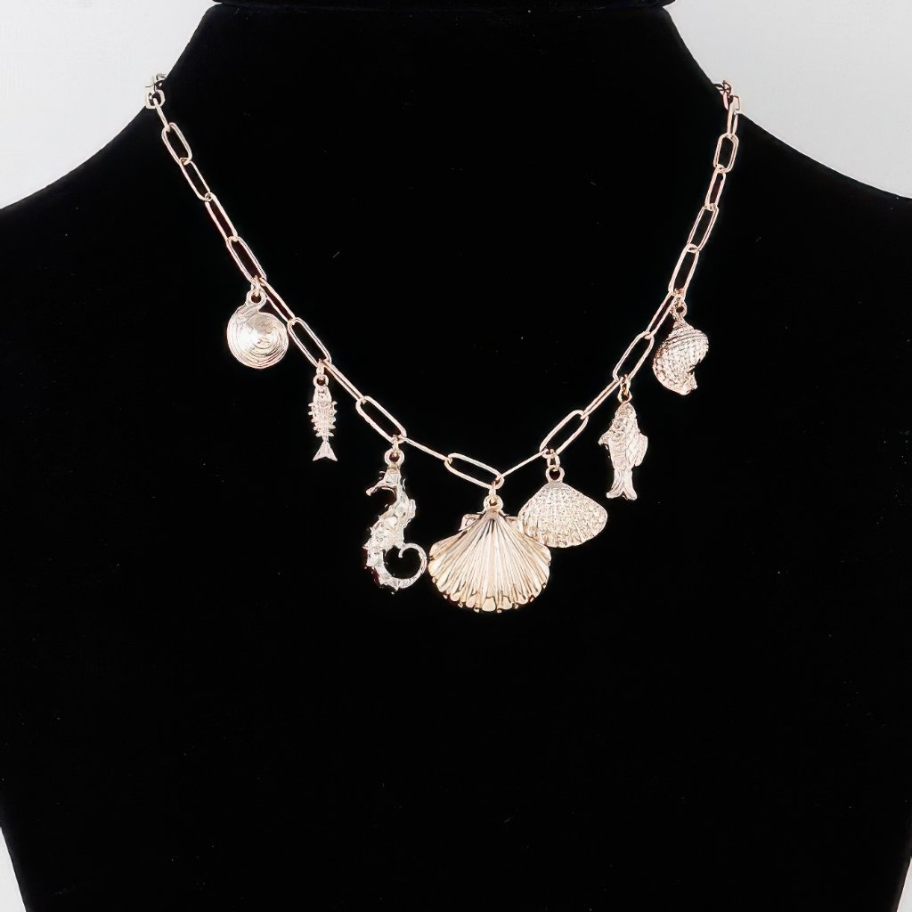 The Wonderful Sea Charm Necklace 26$